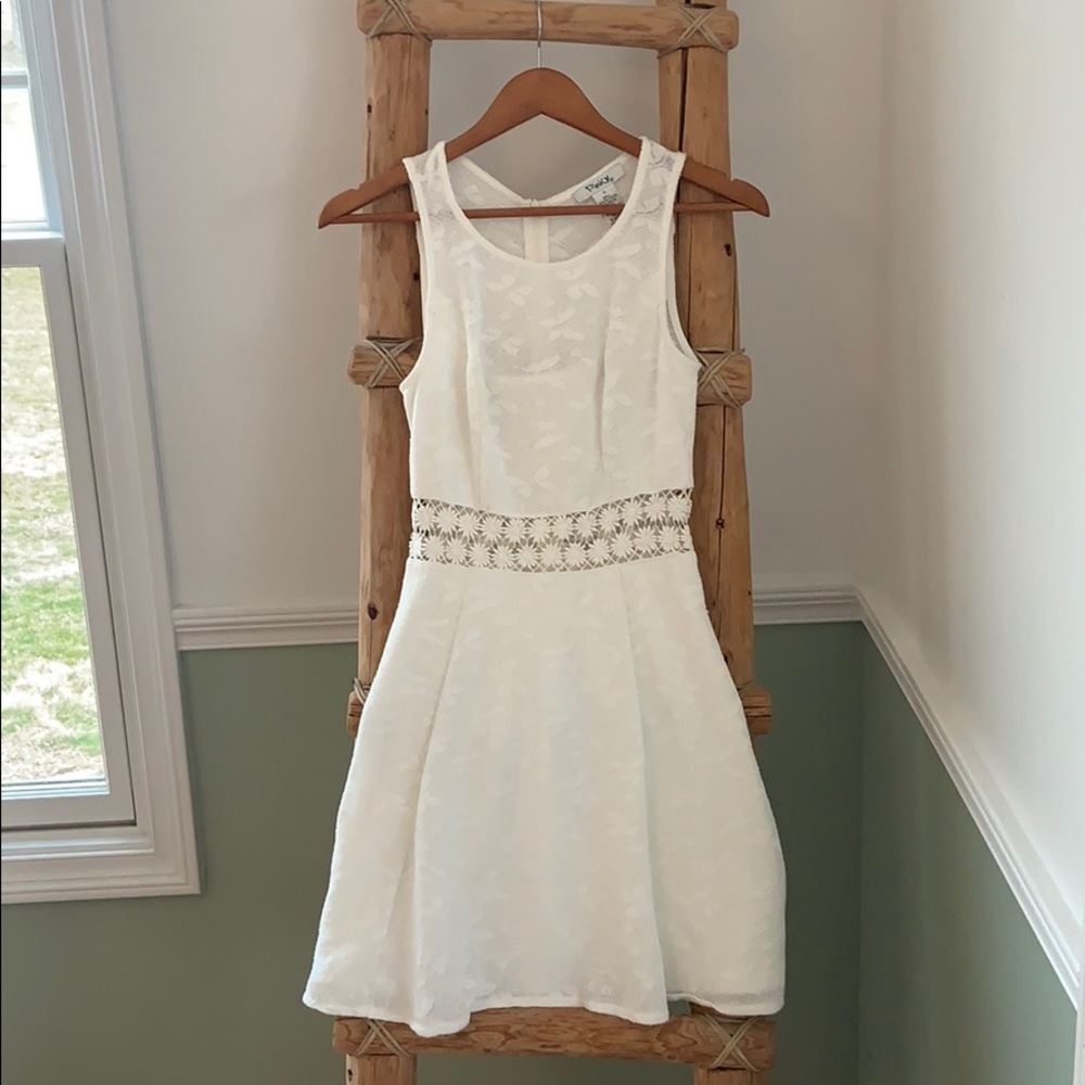 White spring dress